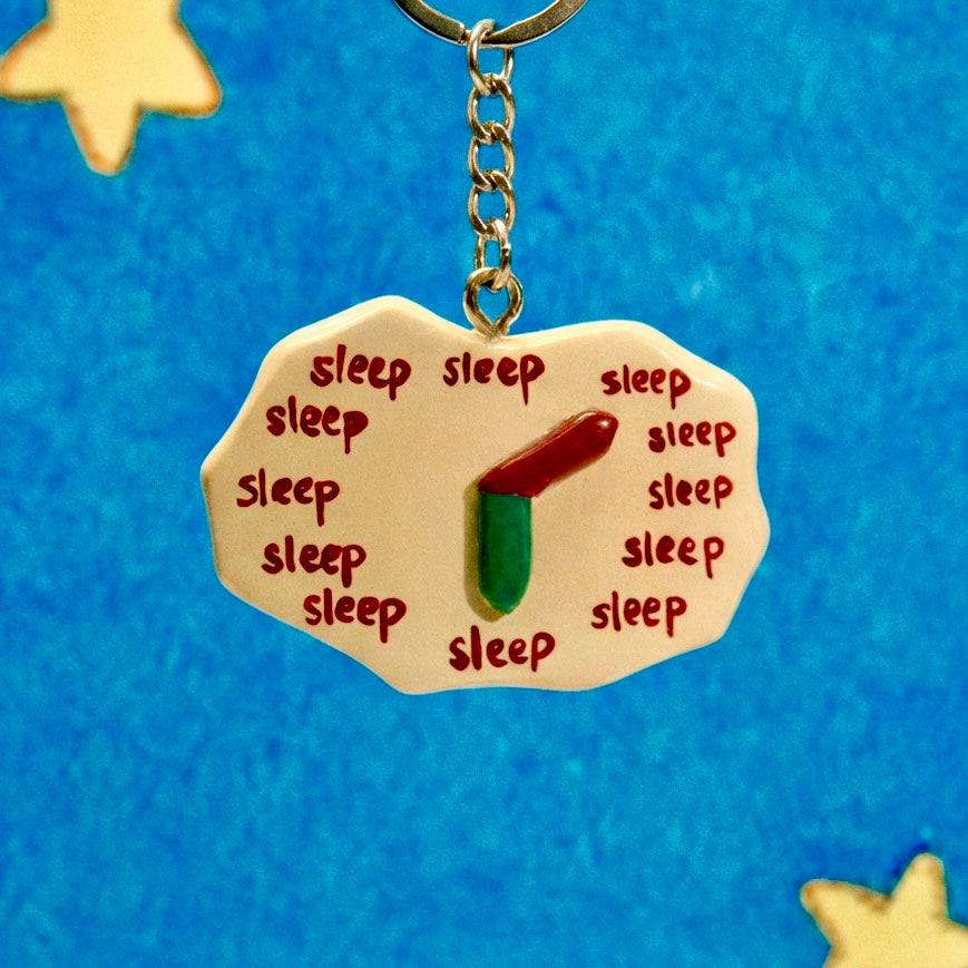 I Like Sleeping & You Like Drinking Cute Matching Charm/Keychain Set