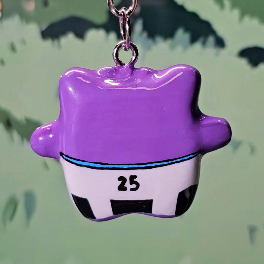 Personalised Pokemon X Football Jersey Charm/Keychain