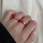 Personalised Lucky Number Ring Set