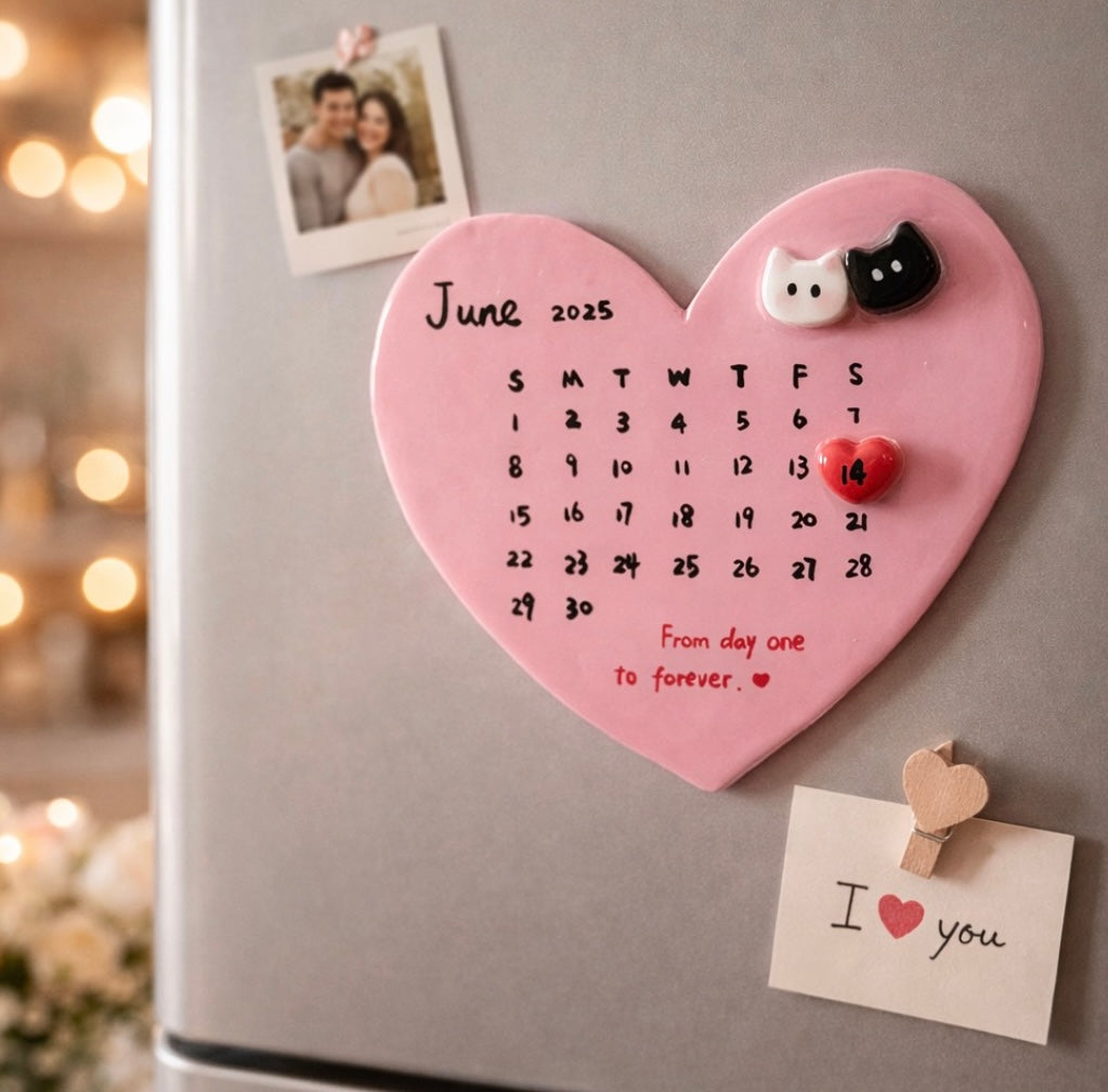 Personalised Anniversary Fridge Magnet