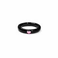 Personalised Y2K Black-Pink Self Love Statement Ring