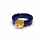 Little Boy & Red Rose Ring Set
