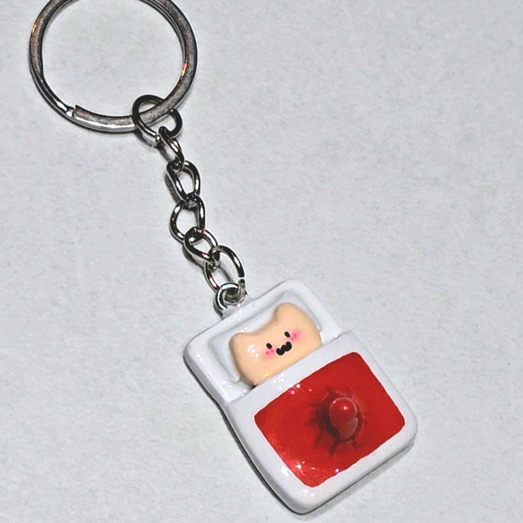 Personalised Funny Cat Keychain/Charm